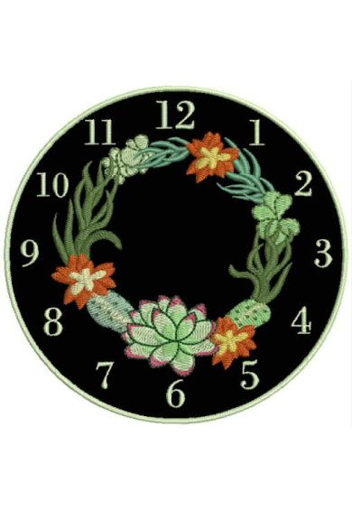 Set488 - Cactus Clock face (3 sizes)